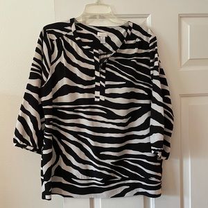 Chicos Size 2 print tunic